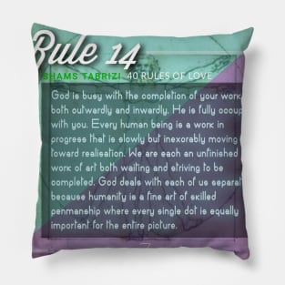 40 RULES OF LOVE - 14 Pillow