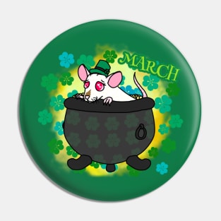 March Rat Pin