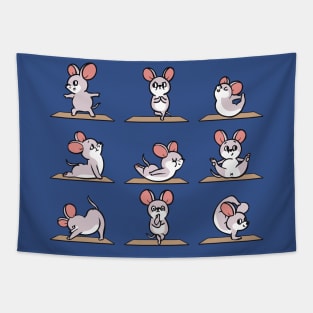 Mouse Yoga Tapestry