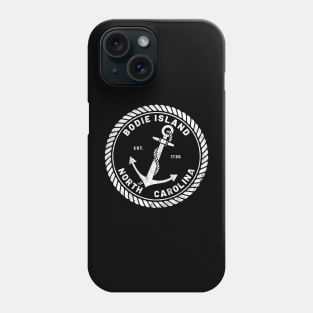 Vintage Anchor and Rope for Traveling to Bodie Island, North Carolina Phone Case