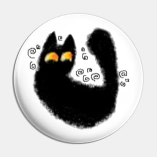 Excited Cat MS paint Pin