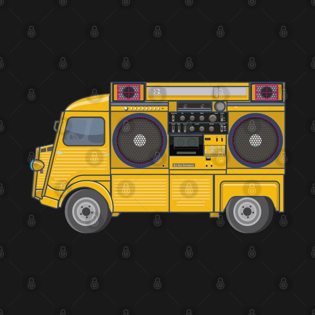 Citroen HY - Boombox Van- Huge Ghettoblaster on a Classic Van by Boogosh