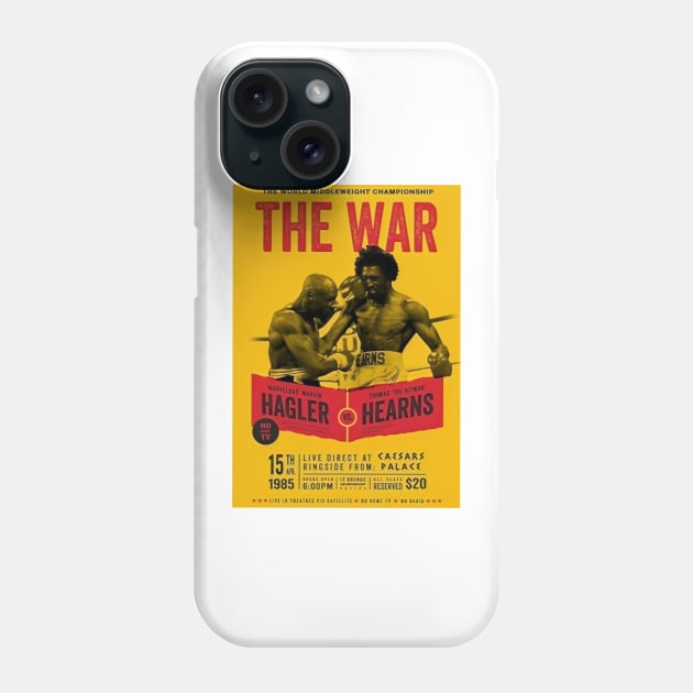 Hagler vs hearns Phone Case by ThePuKiman