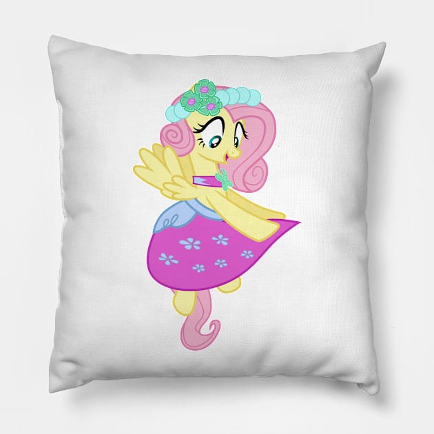 Bridesmaid Fluttershy Pillow by CloudyGlow