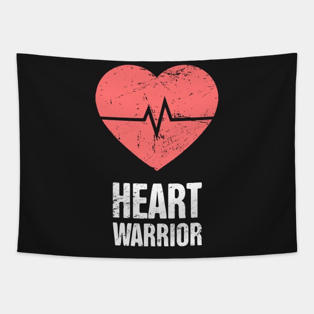 Heart Warrior | Heart Surgery Design Tapestry by MeatMan