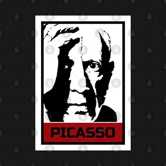 Pablo Picasso in Line Art by smd90