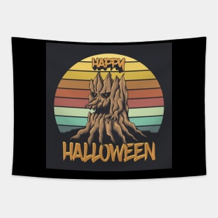 happy halloween t-shirt Tapestry