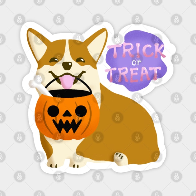 TRICK or TREAT Magnet by TanoT