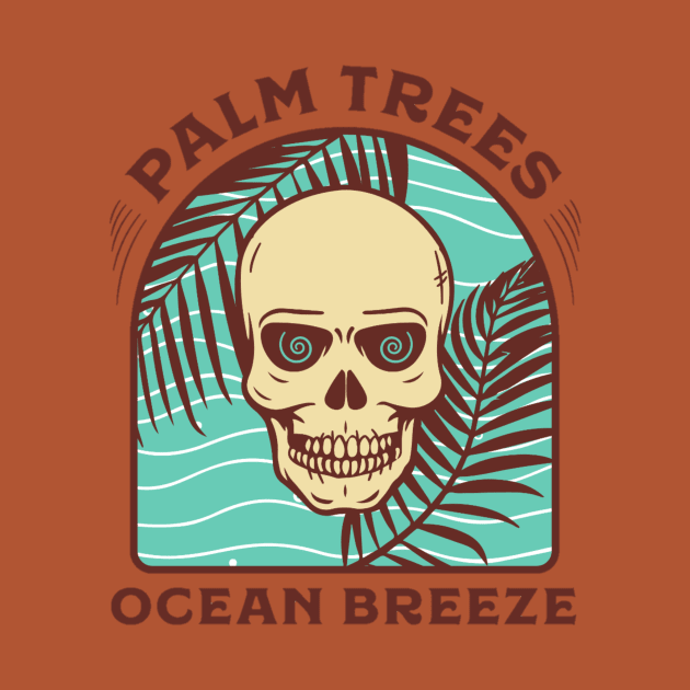 Palm trees ocean breeze by DeviAprillia_store