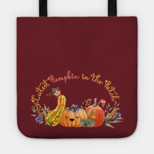 Cute and colorful pumpkins in the patch Tote