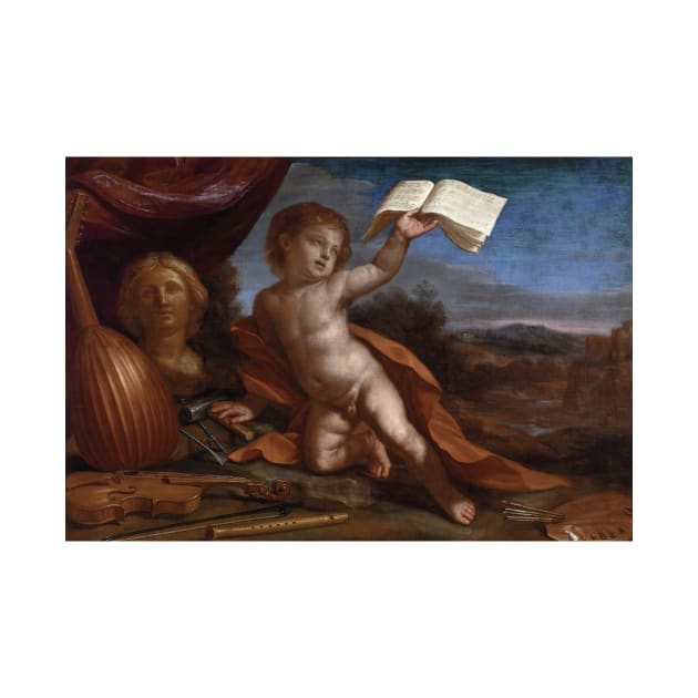 L'Amore Virtuoso by Guercino by Classic Art Stall