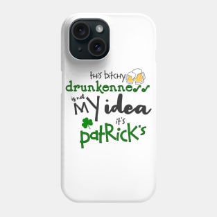 St Patrick's Day Irish Funny Alcohol Beer Drinking Party Phone Case