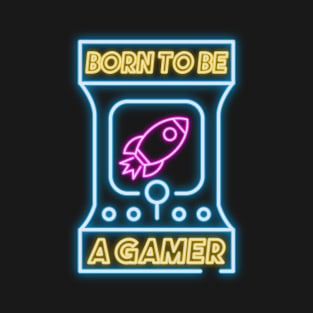 Born to be a gamer Retro Gamer Gift T-Shirt