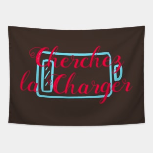 Cherchez la Charger Tapestry