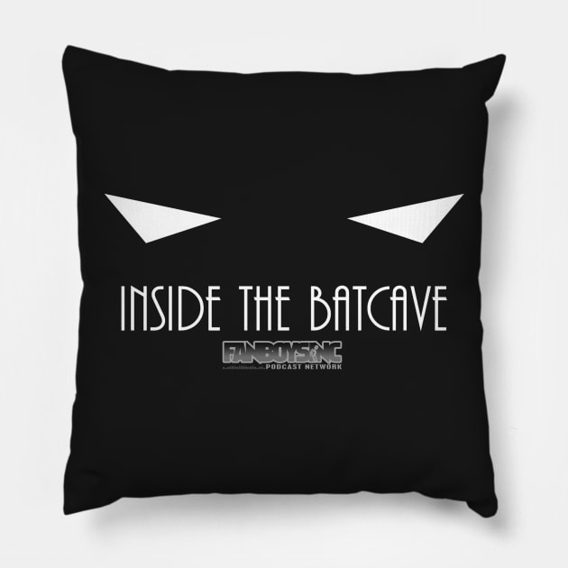 FanboysInc's Inside The Batcave Podcast Tee Pillow by FanboysInc