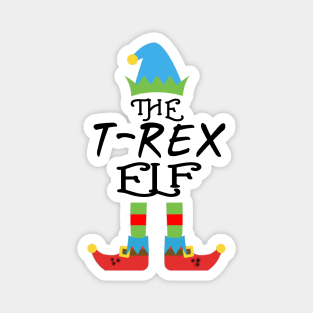 The TRex Elf Matching Family Group Christmas Party Magnet