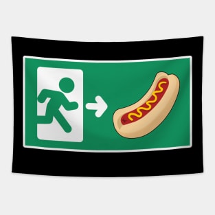 Hot Dog Day Exit Tapestry