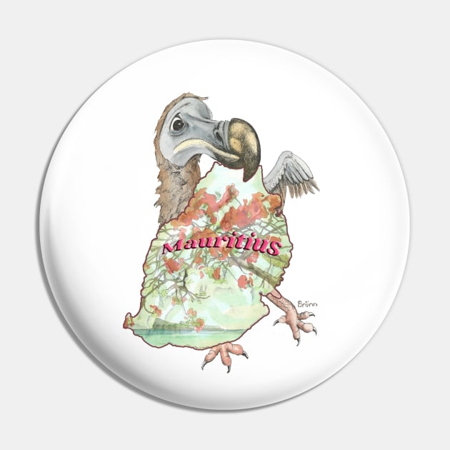 Dodo in Mauritius Pin by The Dodo Gallery