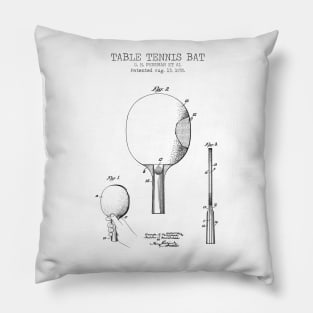 TABLE TENNIS BAT patent Pillow