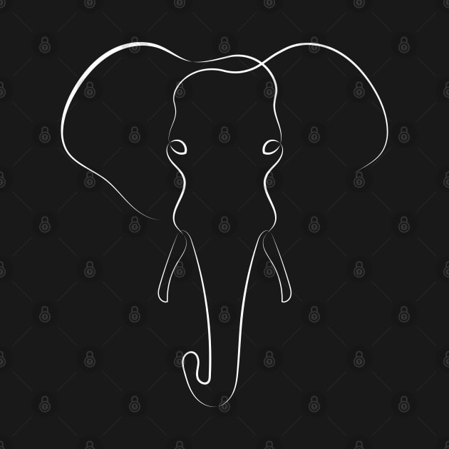 Elephant | One Line Art | Minimal Art | One Line Artist | Minimalist by One Line Artist