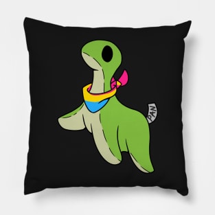 Pansexual pride Nessie Pillow