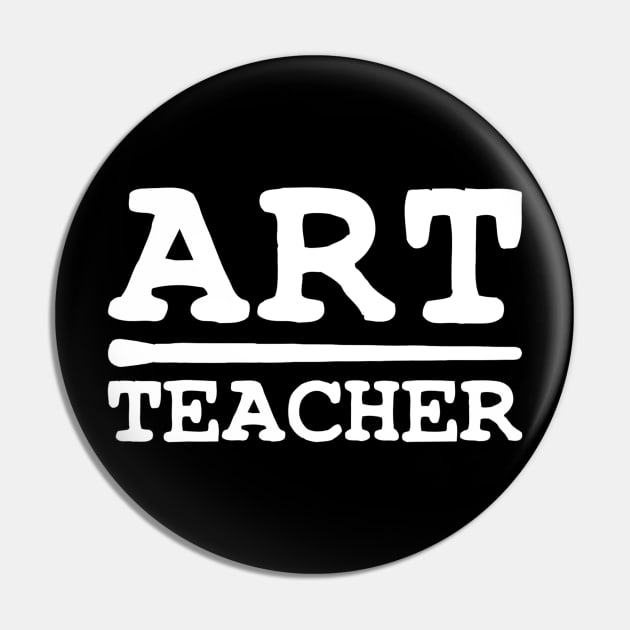 Art Teacher Gift Pin by agustinbosman