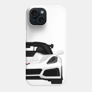 Z06 ZR1 WHITE Phone Case