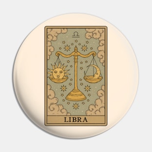Libra Card Pin