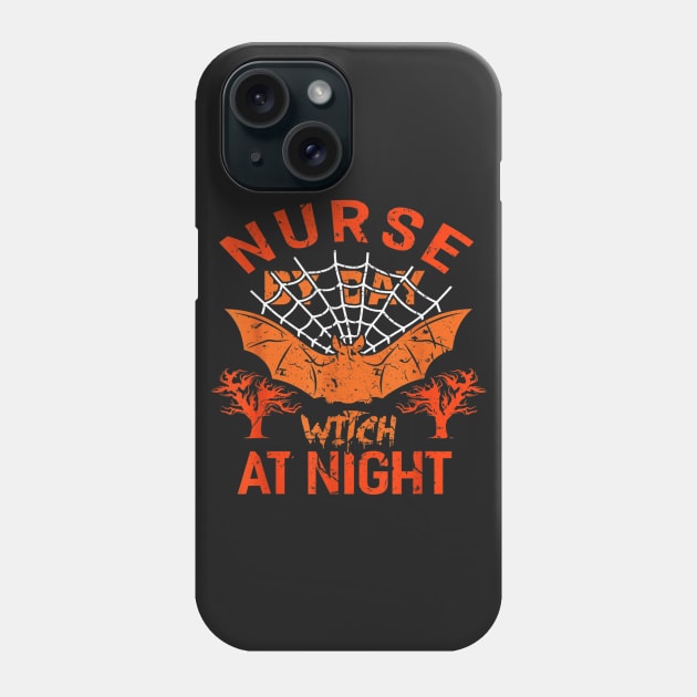 Halloween nurse witches Phone Case by Christyn Evans