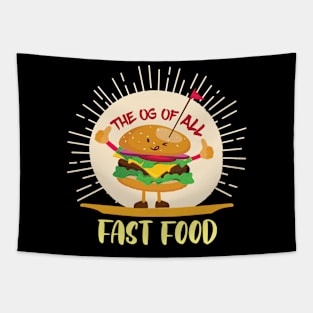 Hamburger is the Hero Design Tapestry