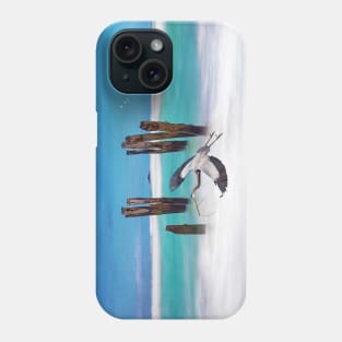 Low Flying Heron Phone Case