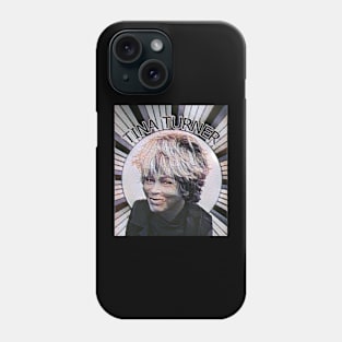 tina turner : Black and White retro design Phone Case