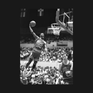 BASKETBALLART -JORDAN BLACK WHITE 17 T-Shirt