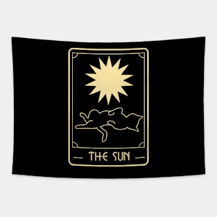 Tarot card Cat edition THE SUN Tapestry