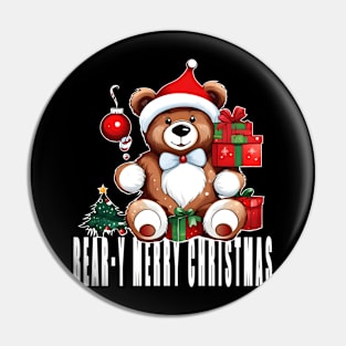 Bear-y Merry Christmas Pin