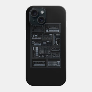 Drum Machine Synth Collection for Electronic Musician Phone Case