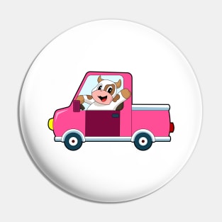 Cow Car Pin