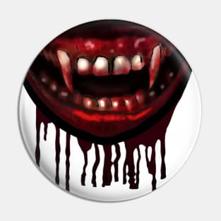 Vampire Teeth Pin