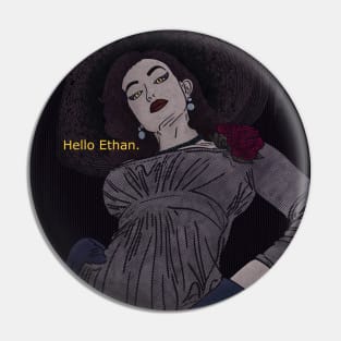 Tall Vampire Lady Pin