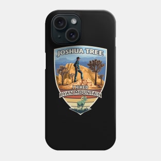 I Hiked Ryan Mountain Joshua Tree National Park California Phone Case