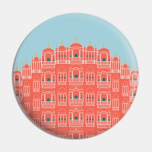 Hawa Mahal, Pink Wind Palace, Jaipur, India Pin