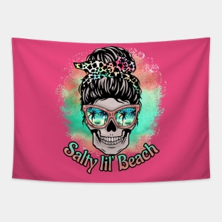 Salty li Beach Messy Bun Tapestry