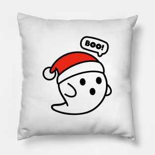 BOO! Christmas ghost Pillow