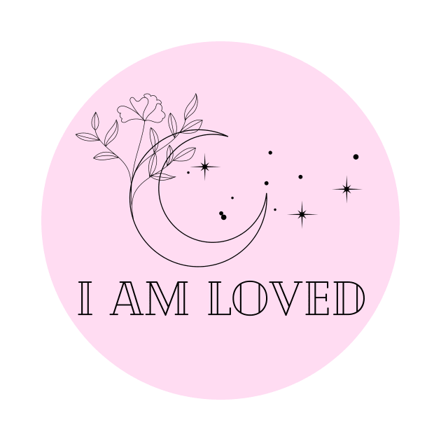 Affirmation Collection - I Am Loved (Pink) by Tanglewood Creations