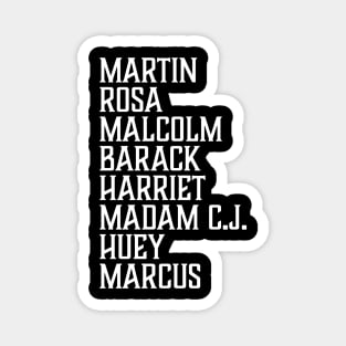 Legends of Black History, Black History Month, Civil Rights Magnet