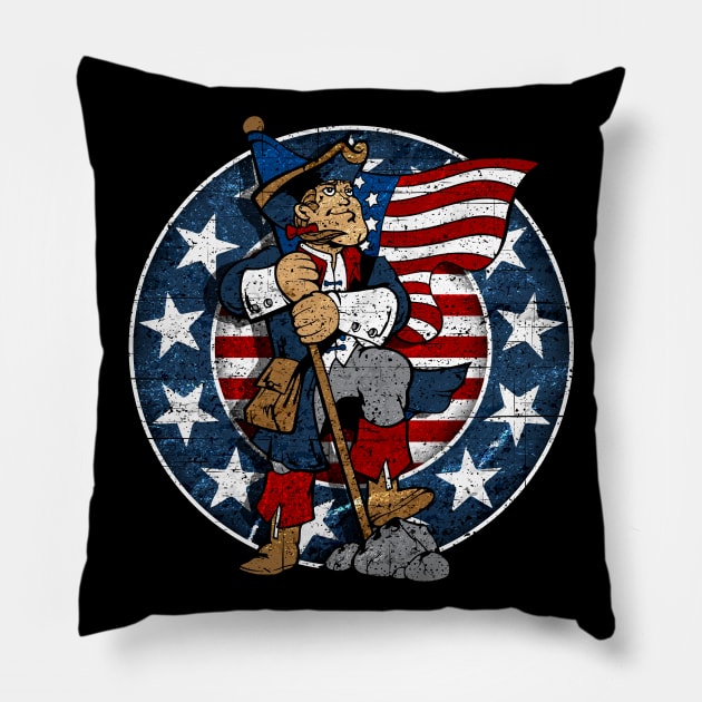 American Freedom Proud Patriot Pillow by RadStar