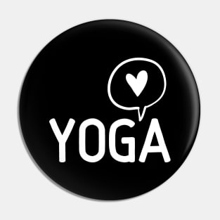 Yoga Lover I love yoga Namaste Pin