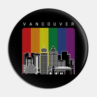 Vancouver LGBT Flag Pin