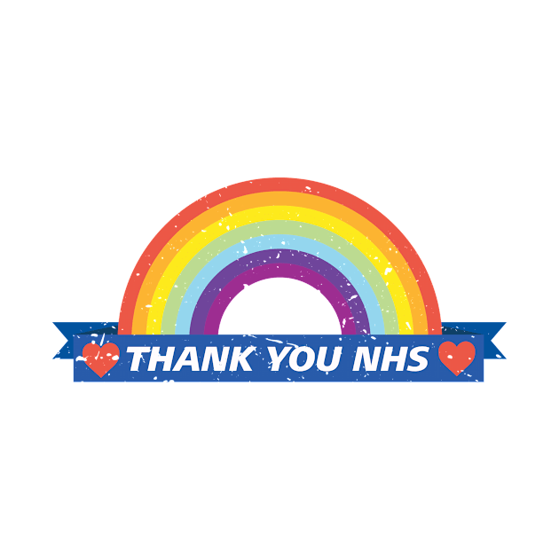 Thank You NHS Rainbow T Shirt by T-Culture