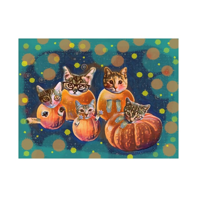 Pumpkin Kitties by Edgot